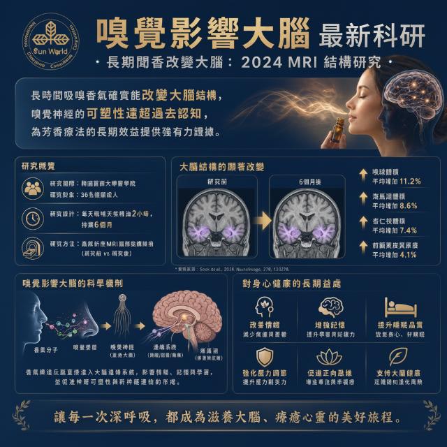 2024 嗅覺影響大腦結構MRI研究